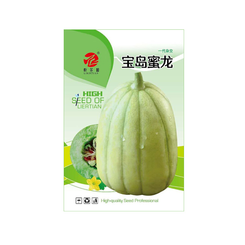 粒尔田宝岛蜜龙甜瓜种子果皮白绿色口感酥脆