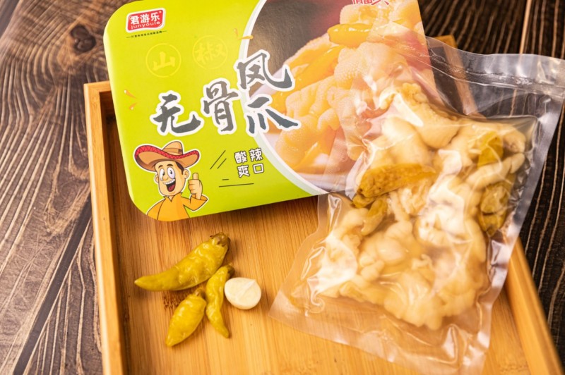 无骨山椒鸡爪脱骨泡椒鸡爪酸辣鸡爪另有5斤大包装