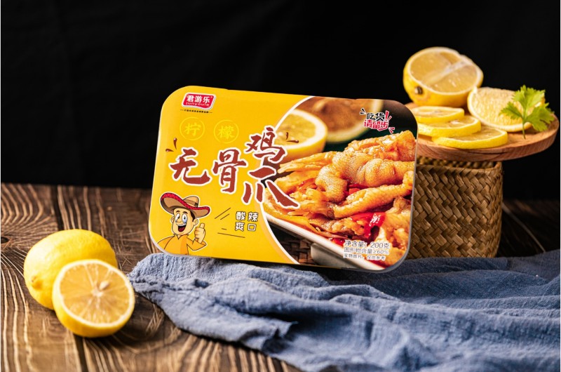 四川无骨柠檬凤爪无骨鸡爪去骨酸辣鸡爪零食另有5斤大包装