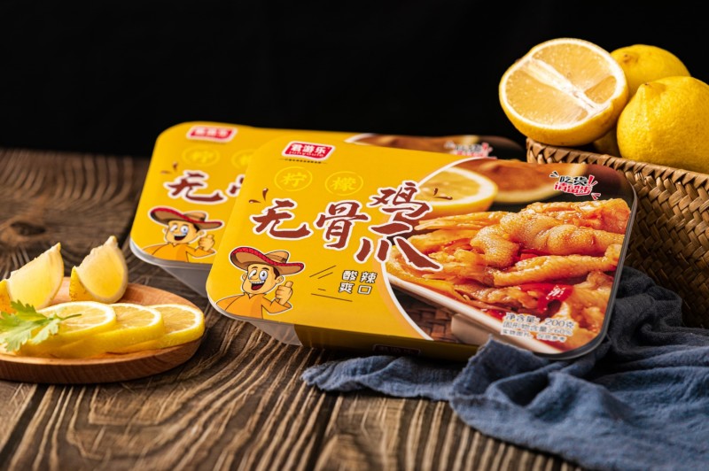 四川无骨柠檬凤爪无骨鸡爪去骨酸辣鸡爪零食另有5斤大包装