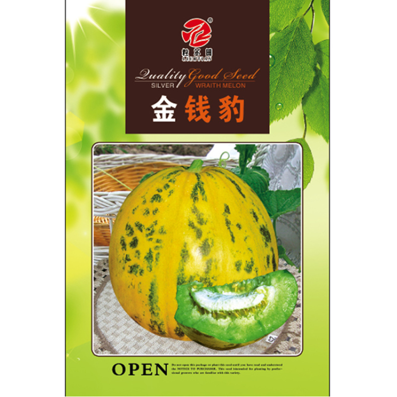 粒尔田金钱豹花皮甜瓜种子香甜多汁品质好甜瓜种子