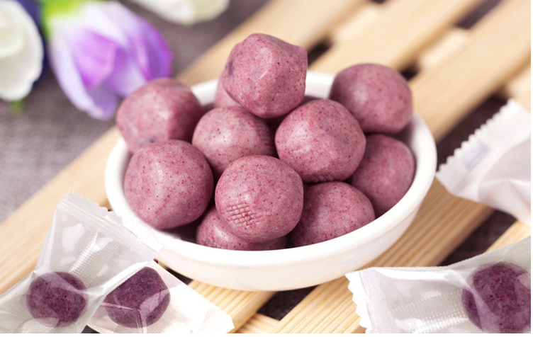 紫薯制作的夏日甜品
