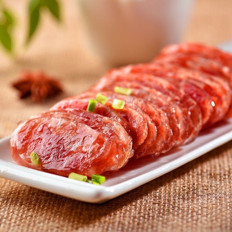 广式广味腊肠麻辣香肠风干腊肉腊味工厂定制展会餐馆食堂