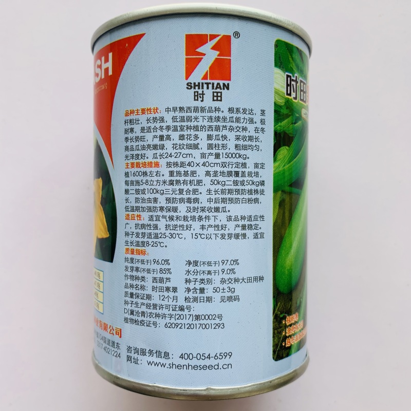 绿皮西葫芦种子杂交种耐寒抗病性好春秋种植产量高商品性好