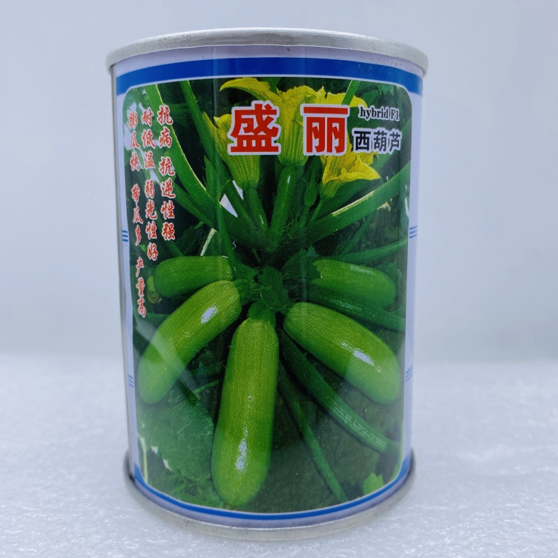 西葫芦种子耐寒抗病瓜条顺直翠绿色连续做瓜能力强商品性好