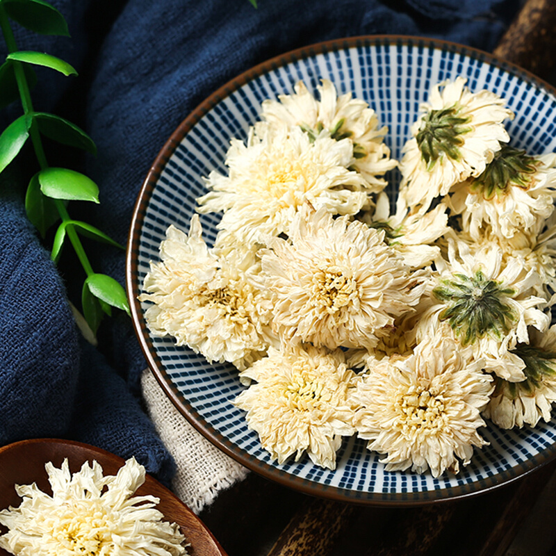 黄山贡菊白菊花茶男女凉茶金丝皇菊胎菊茶夏季