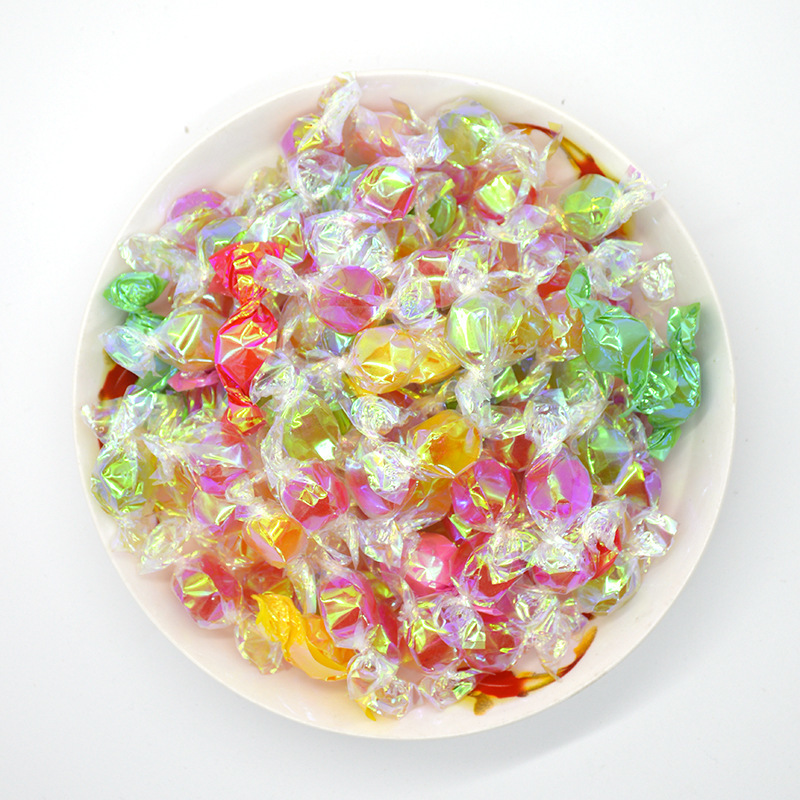 千纸鹤糖果多彩混合口味散装彩虹糖零食喜糖果味硬糖小酸水果