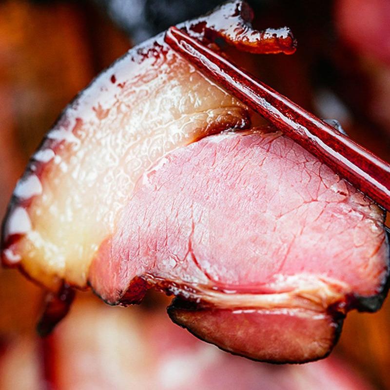 川味腊肉烟熏腌腊肉四川烟熏腊肉批发后腿腊肉500g