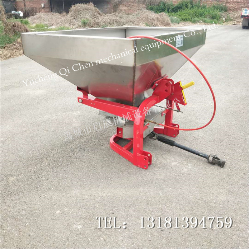 拖拉机后置不锈钢撒肥机800-1200斤大容量撒播机