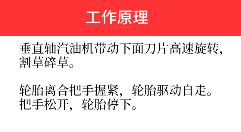 农田果园高效除草碎草机家用小型多功能开荒割草机秸秆粉碎还