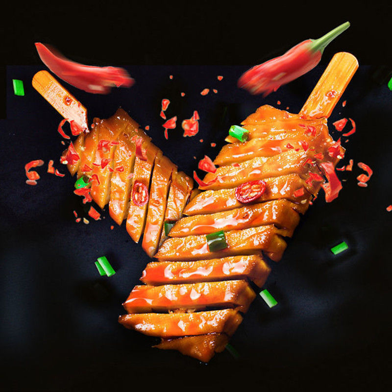 馋馋兰花串串泉水豆腐混合装口味休闲小零食