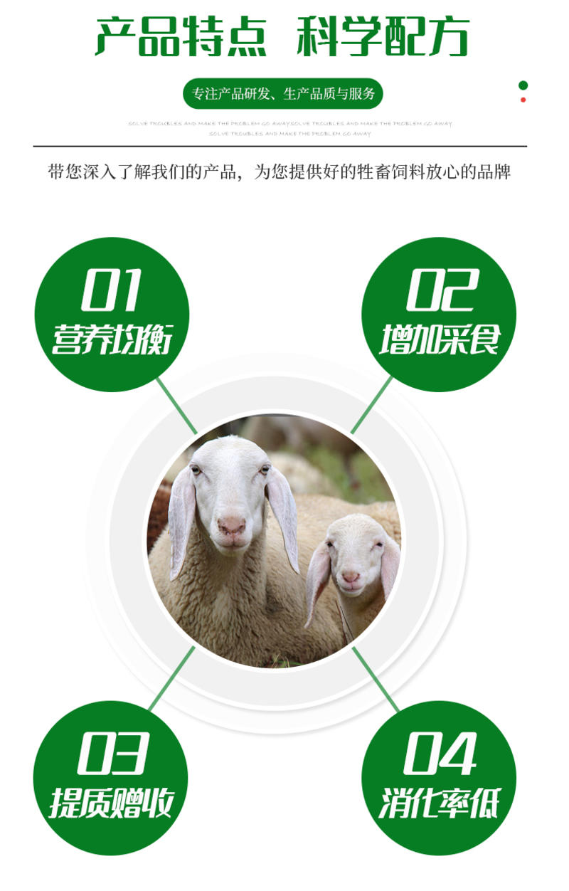 4%母羊预混料母羊饲料种羊预混料良心产品良知厂家