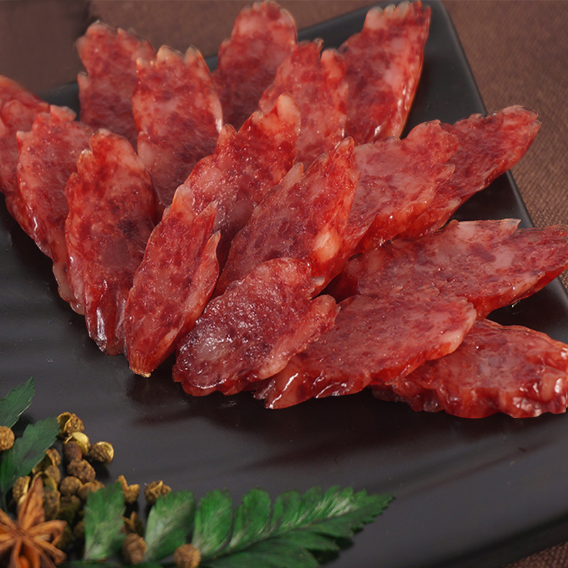 广式腊肠腊肉广味广东腊味猪肉一肥九瘦加瘦腊肠咸香厂家发货