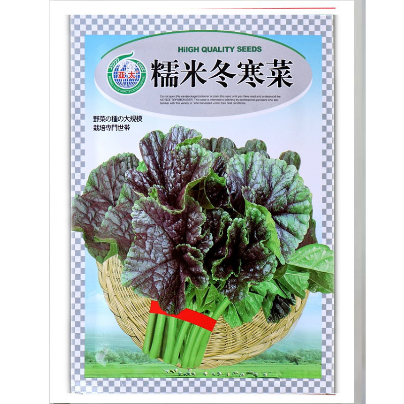 冬寒菜种子冬葵籽耐寒蔬菜糯米种子冬苋菜马蹄菜高