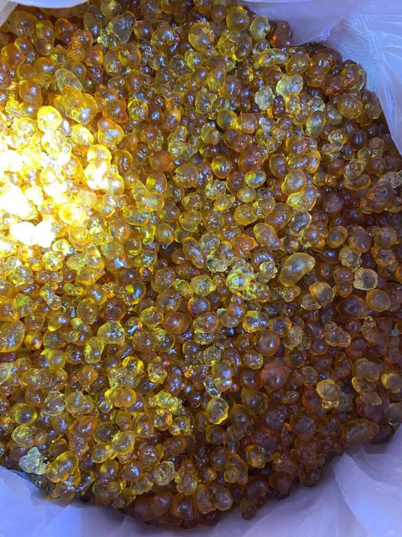 精品纯黄纯颗粒珍珠桃胶小颗粒桃胶桃胶野生可视频看货