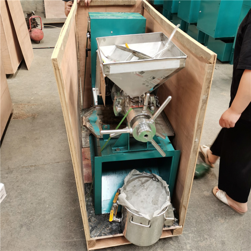 车载小型榨油机核桃油花生压榨机全自动温控核桃胡麻油压榨机