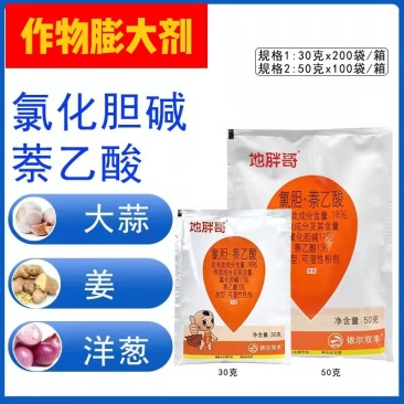氯化胆碱萘乙酸大葱大蒜姜土豆三七白术地下根块膨大增产