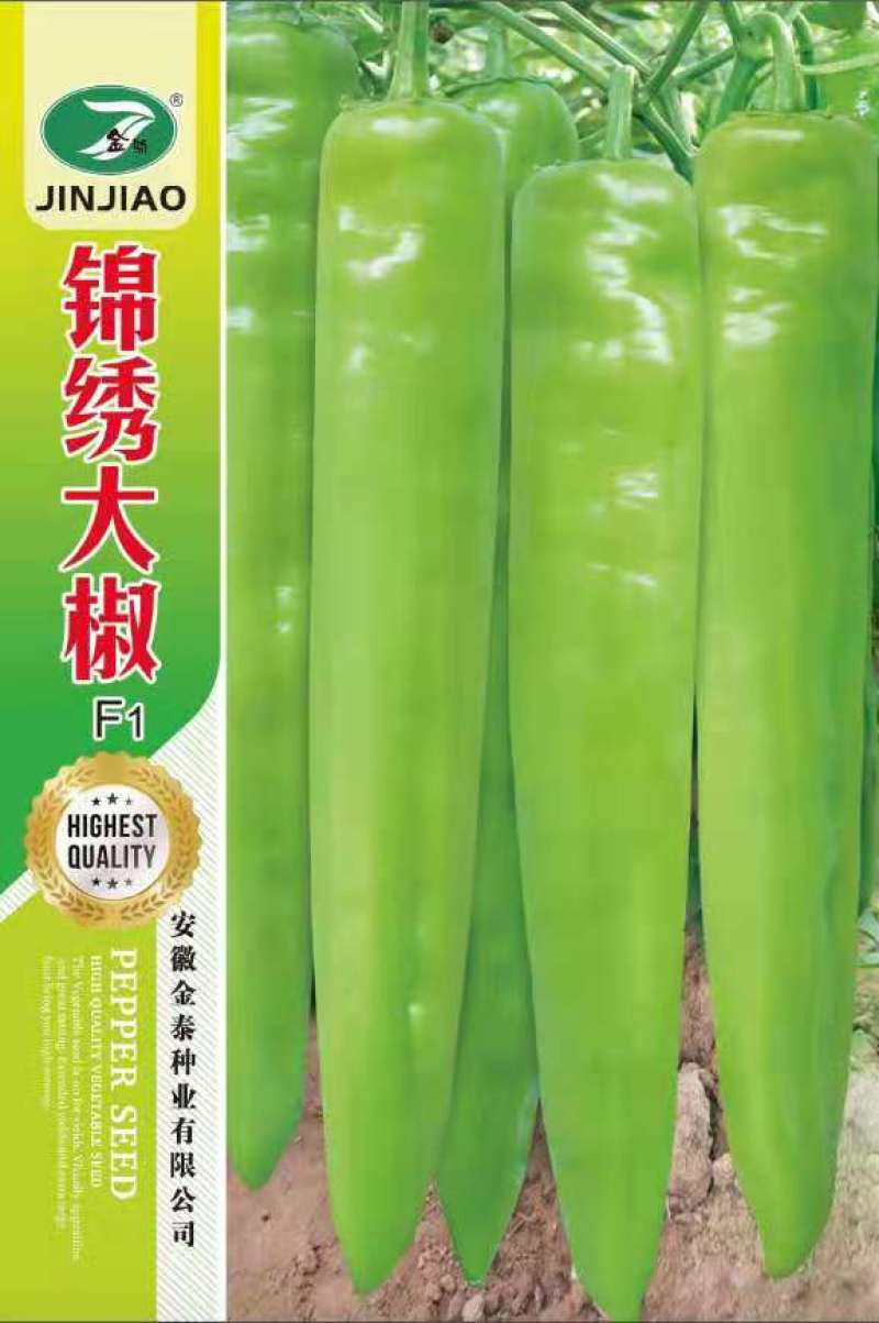 【黄皮尖椒】金骄威龙羊角椒黄龙薄皮尖椒辣椒种子全国发货