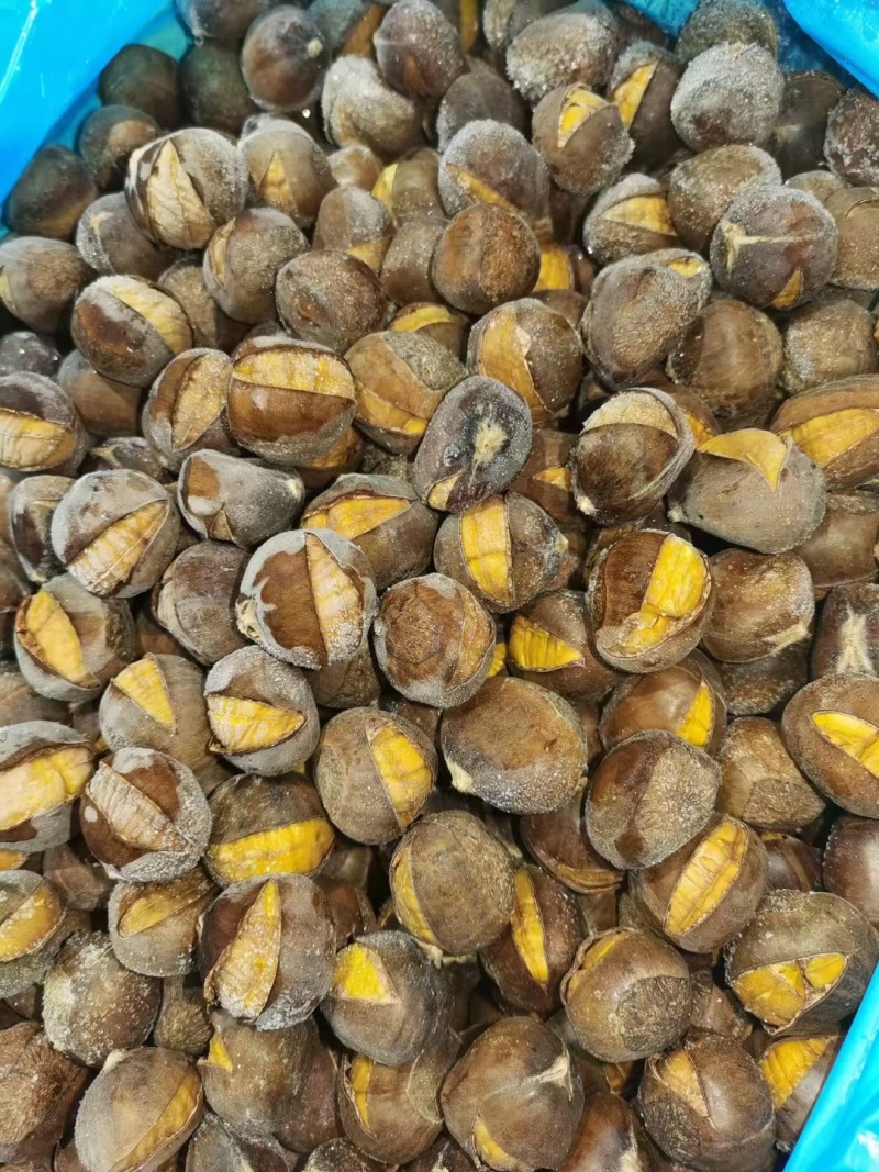 迁西板栗冰栗烤栗子开口笑蒸栗速冻栗子凉爽