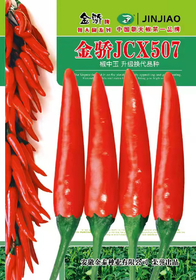 【金骄JCX507】朝天椒辣椒种子小果干鲜两用