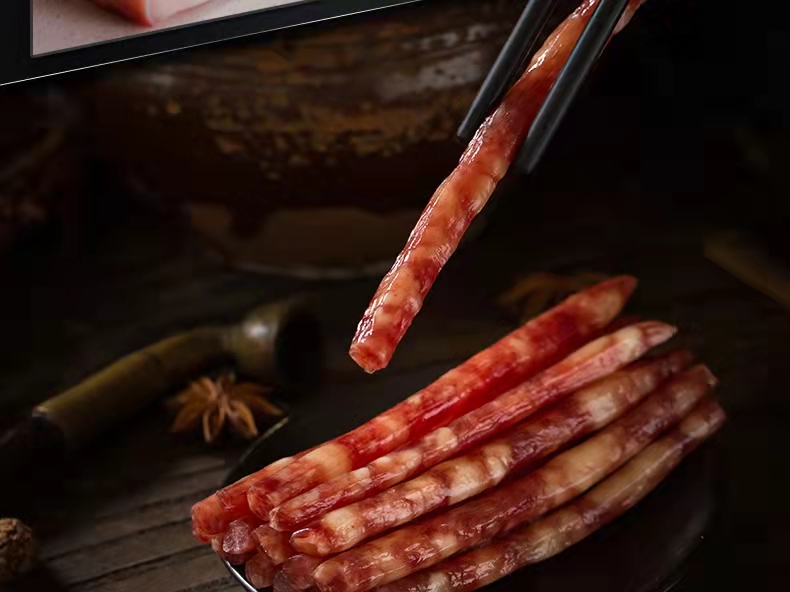 蒜香红肠成品图