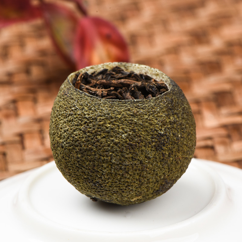 正宗新会小青柑罐装陈皮普洱茶云南勐海熟茶小青桔柑普茶叶