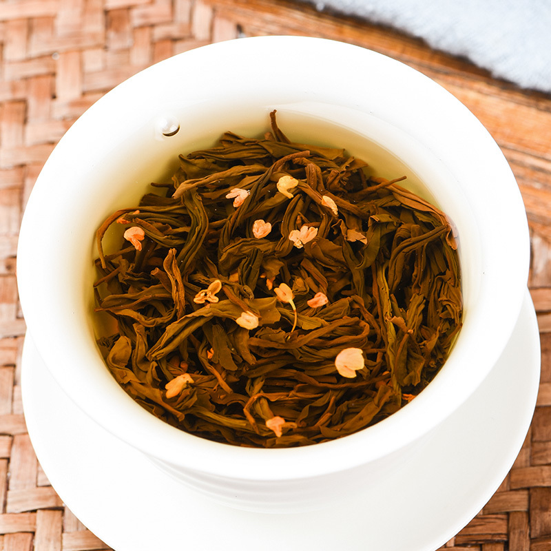 新茶桂花红茶野茶正山小种古法窖制浓香型罐装茶叶500g