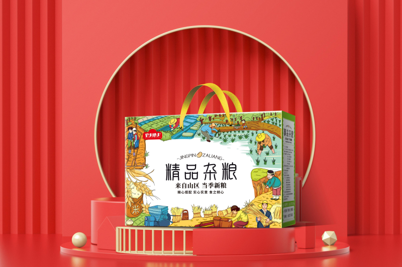 农夫地头五谷杂粮特产礼盒价格可议