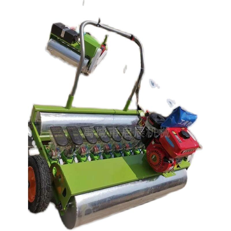 播种机手推蔬j菜汽油式四轮带多功能蔬菜精播机自走式