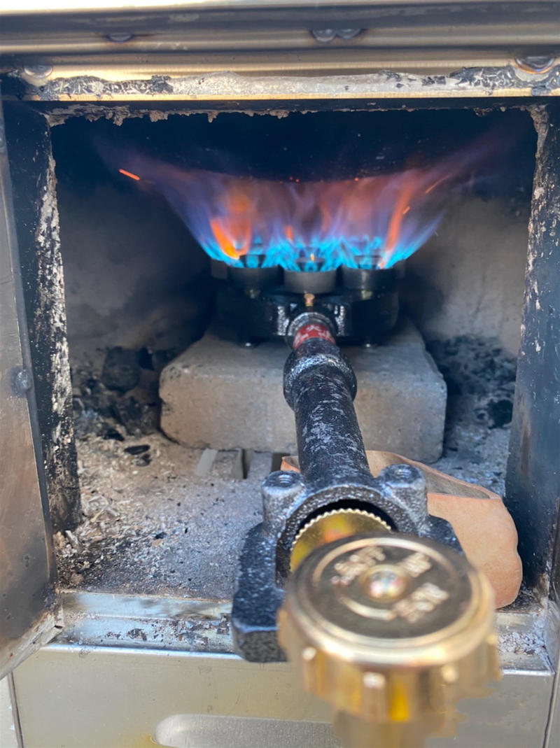 加厚不锈钢柴火灶无烟户外移动灶台柴火灶取暖炉