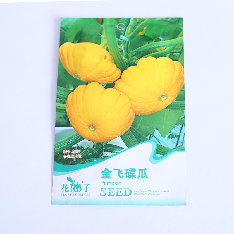 飞碟瓜种子蝶形瓜玩具玉盘迷你小南瓜种籽黄白黑矮型