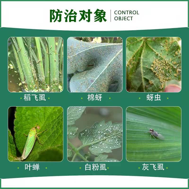 烯啶虫胺80%烯啶吡蚜酮水稻稻飞虱蚜虫蓟马粉虱杀虫剂
