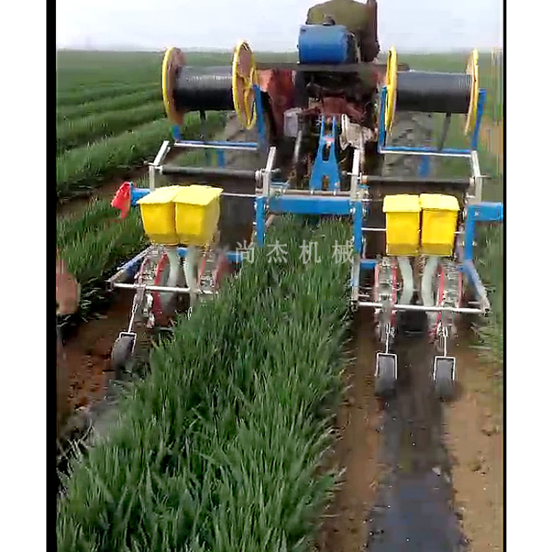 麦地套种辣椒播种机4行小麦套播覆膜播种机2行朝天椒播种机