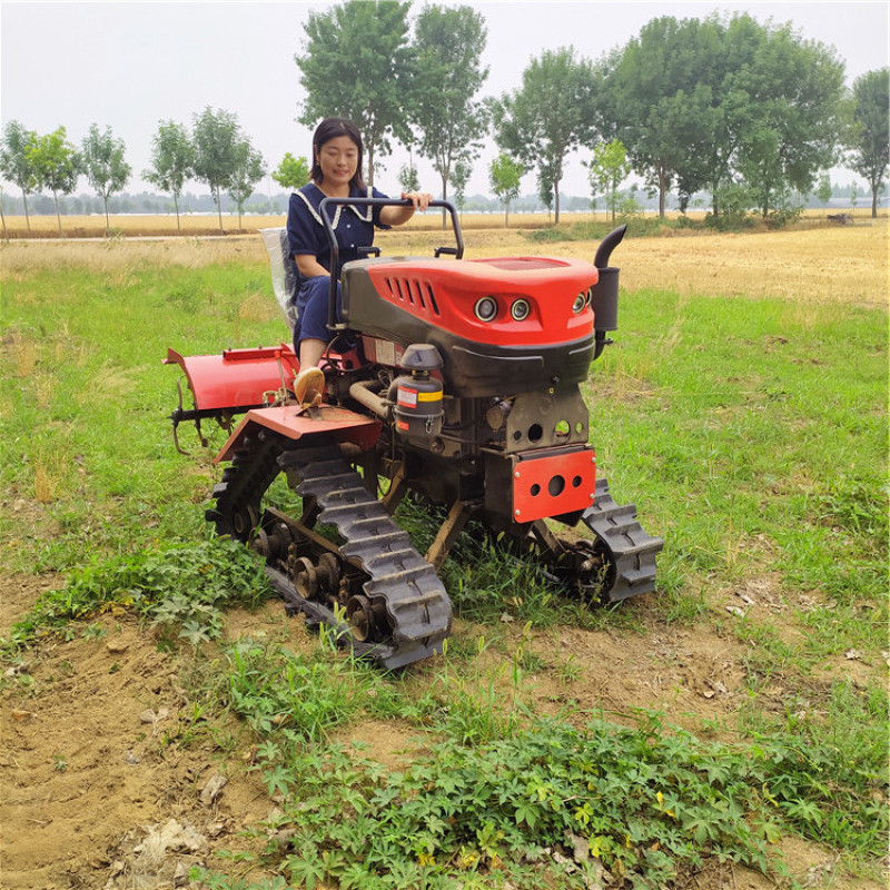 水田旋耕机现货供应水旱两用履带式旋耕机打田机图片