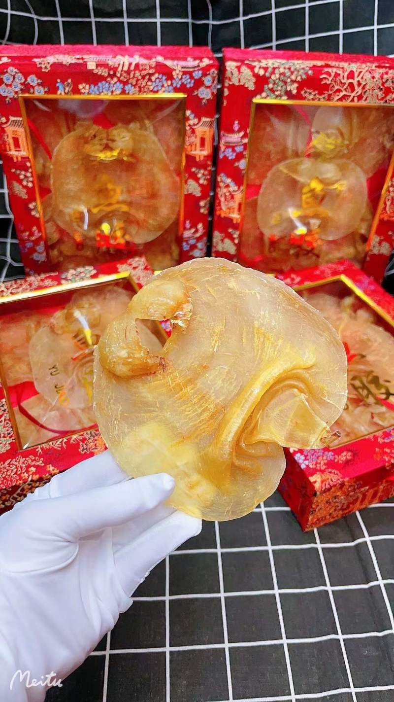 花胶白鳘赤嘴鳘肚赤嘴鱼胶干货口感好胶质好月子胶收藏价值高