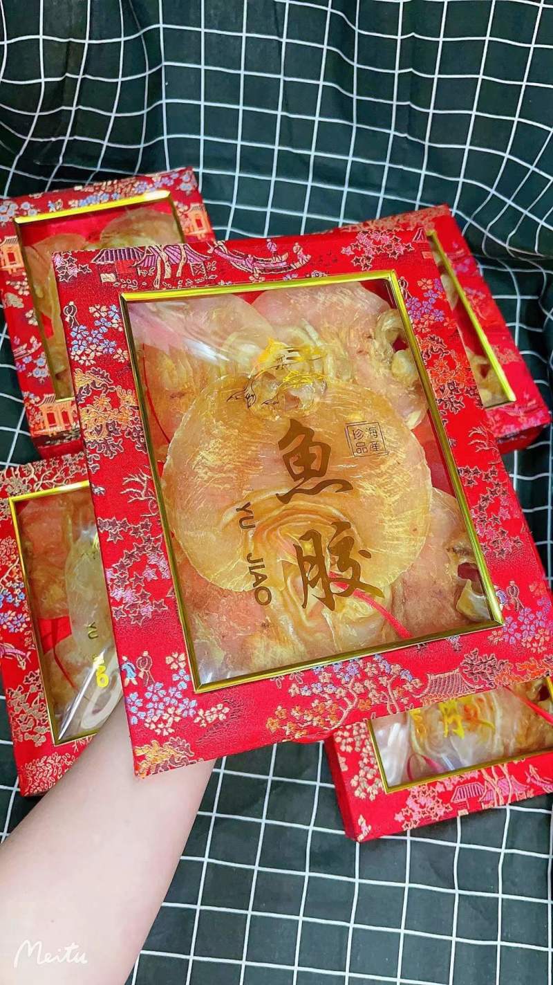 花胶白鳘赤嘴鳘肚赤嘴鱼胶干货口感好胶质好月子胶收藏价值高