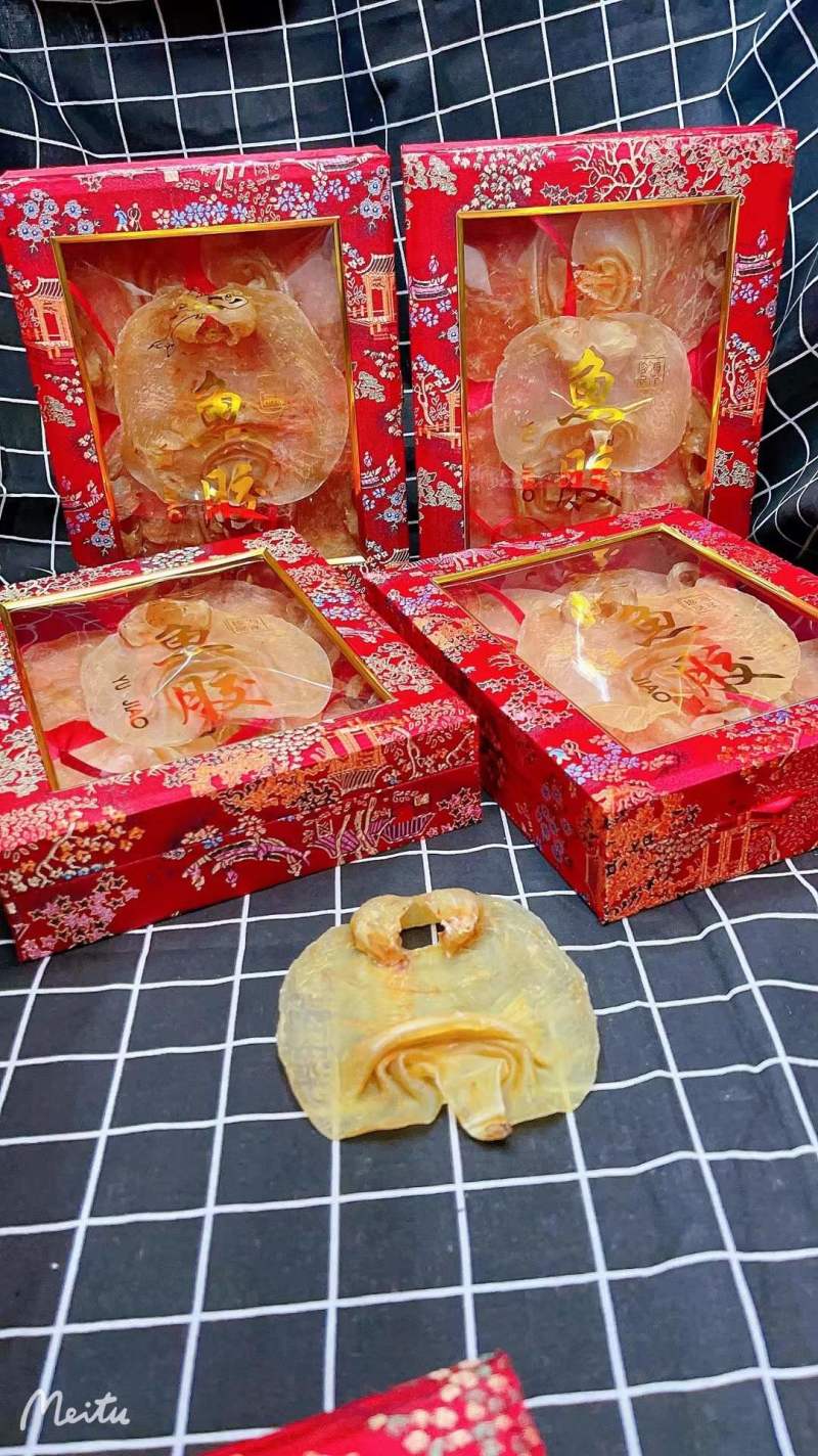 花胶白鳘赤嘴鳘肚赤嘴鱼胶干货口感好胶质好月子胶收藏价值高