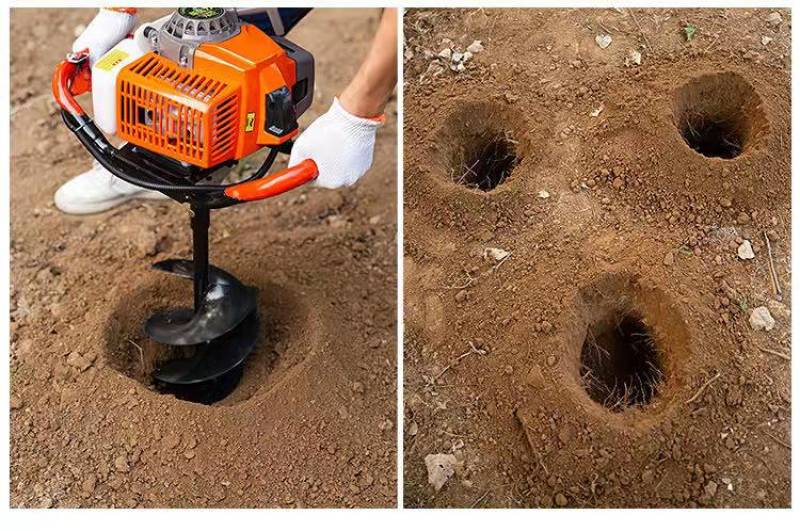 地钻钻头大棚挖坑打桩工程打孔开孔钻头种植机挖土钻土螺旋钻