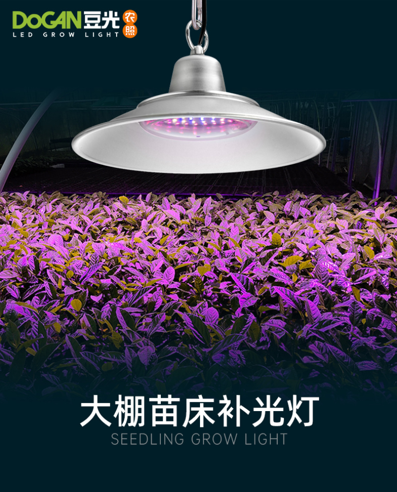 大棚育苗专用补光灯LED全光谱植物生长灯苗床扦插喷雾苗适