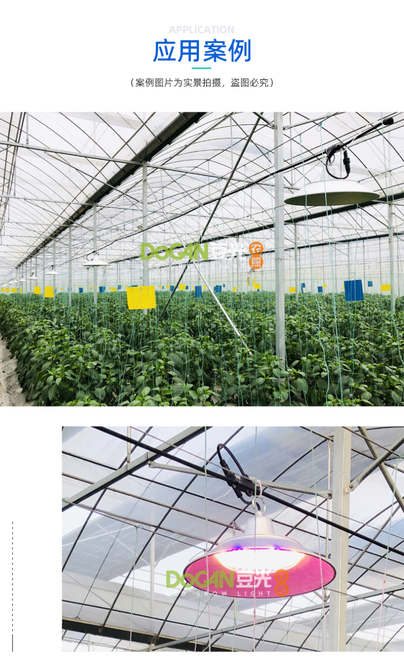 农业补光专用灯串线Z系列罩灯配套附材户外防水防晒抗U