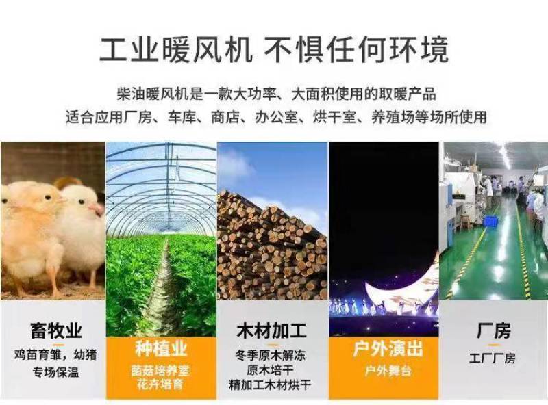 养殖柴油暖风机养殖场用大棚育雏保温加热烘干燃油取暖器高温