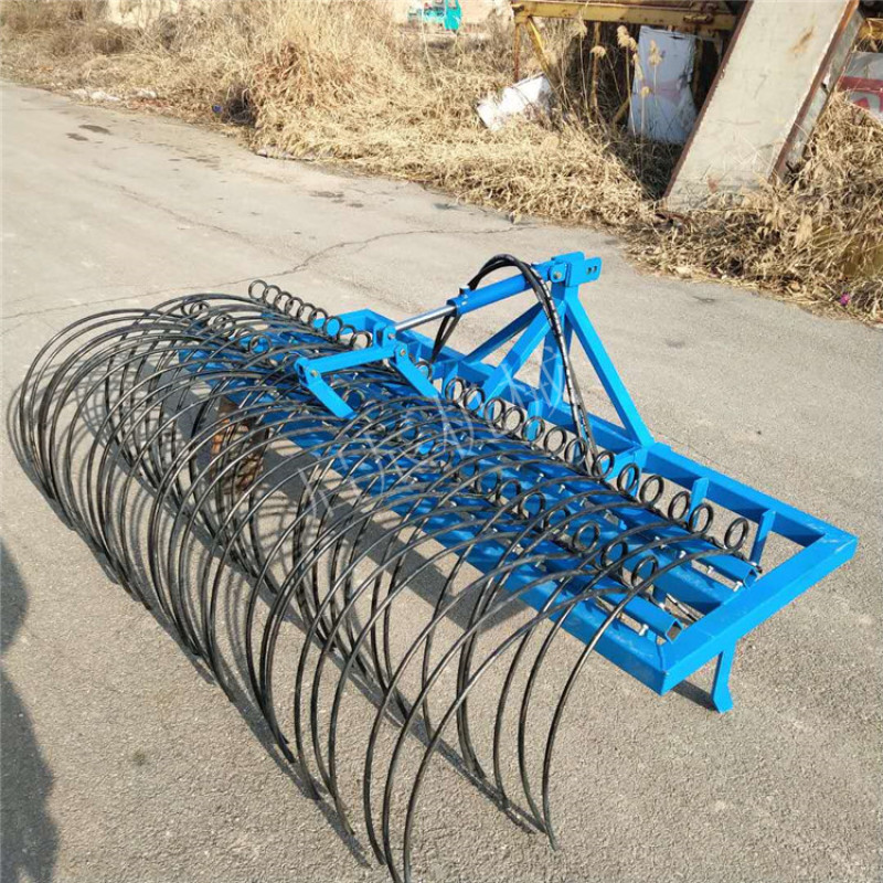四轮拖拉机带搂草耙子稻麦玉米秸秆弹齿大耙齿搂草机地膜回收