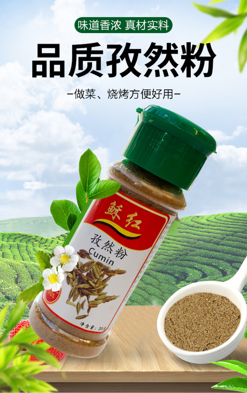 【荐】稣红孜然粉成品厂家直发量大从优可对接烧烤批发超市