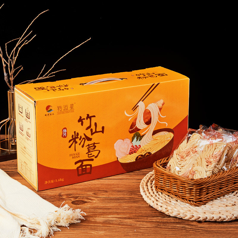 转运星竹山粉葛面1.6kg口感Q弹滑嫩