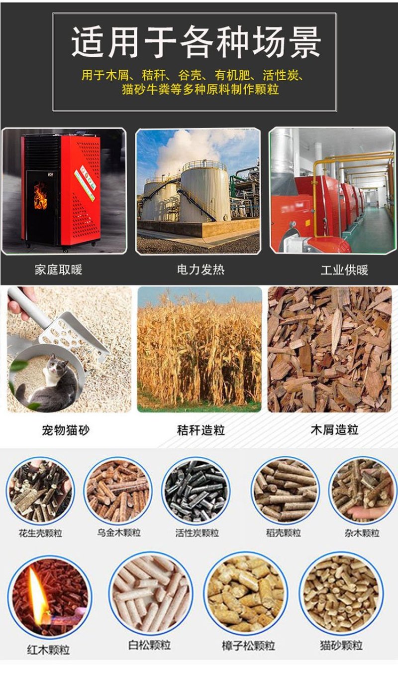 木屑颗粒机生物颗粒机木糠秸秆大中小型颗粒机