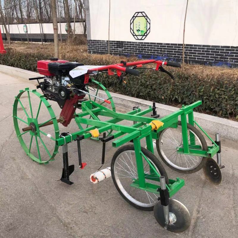 170汽油自走式覆膜机起垄喷药滴灌带覆膜机地膜覆盖机