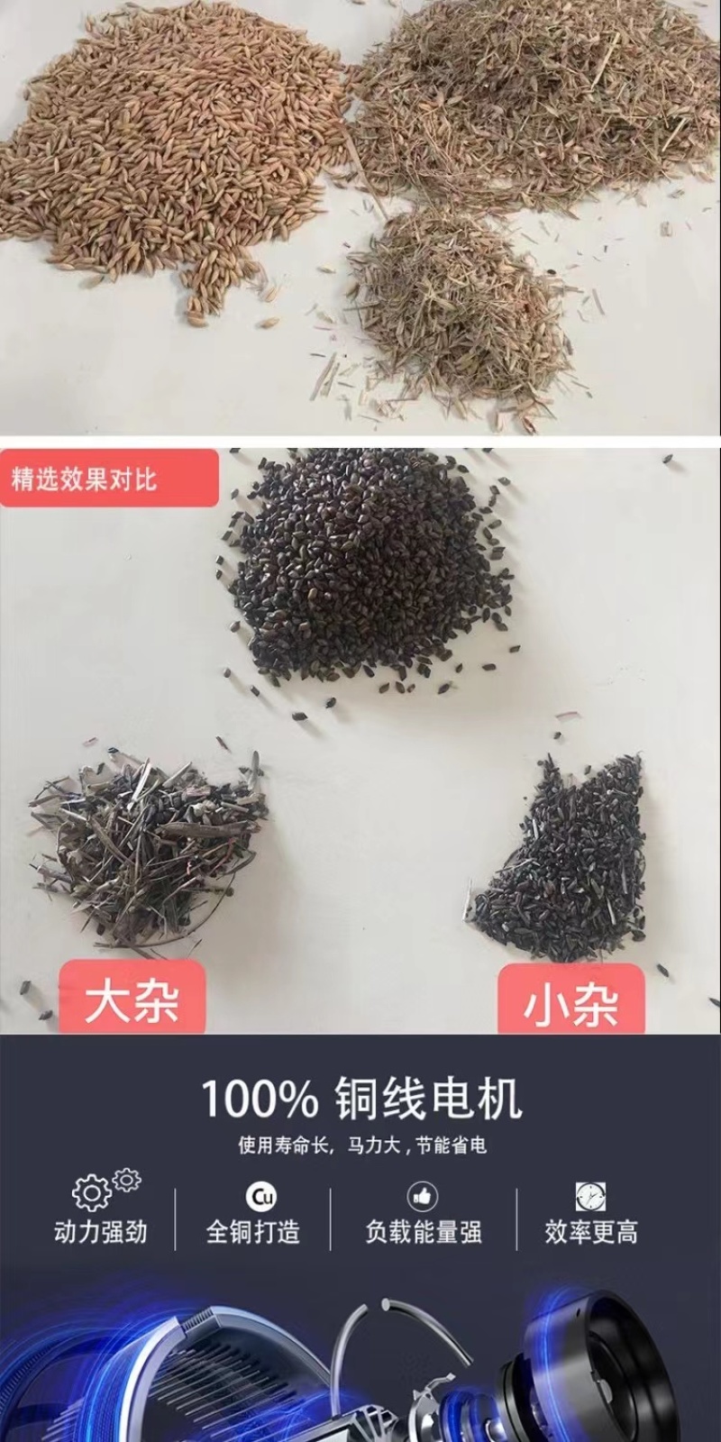 水稻玉米筛选机大豆去石精选机小麦精磕皮选种机清选机