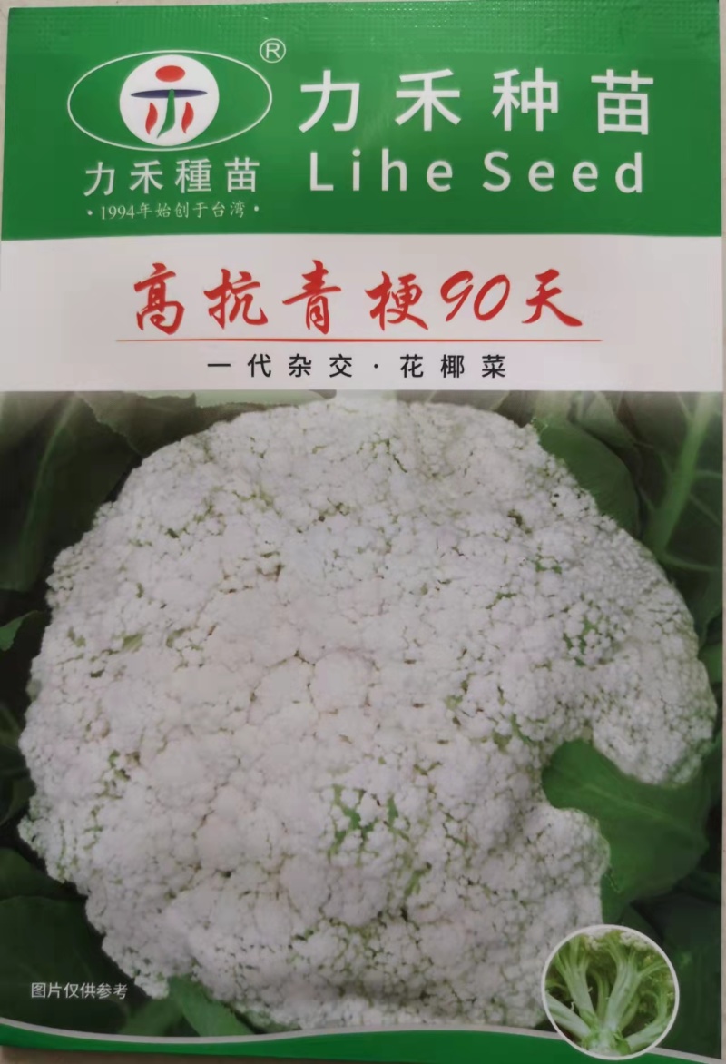 高抗青梗60-80天小米粒台湾力禾种苗有机花菜种子松花菜