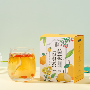 菊花雪梨茶冰糖雪梨养生茶菊花茶八宝水果茶包花果茶