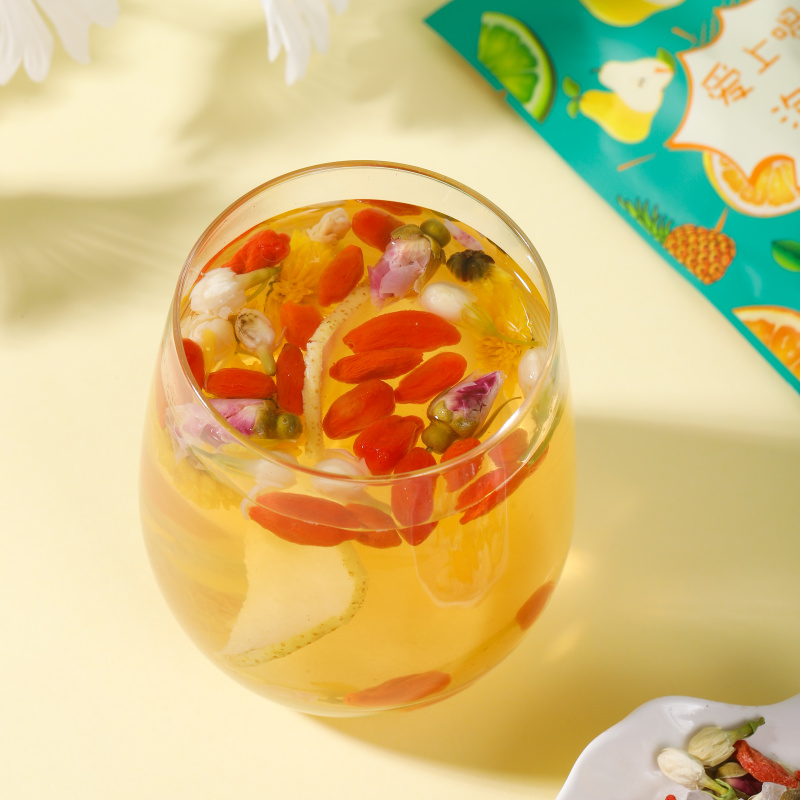 菊花雪梨茶冰糖雪梨养生茶菊花茶八宝水果茶包花果茶